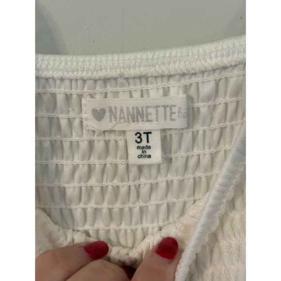 Girls Nannette & Co. Ivory Formal Dress 3T - Picture 3 of 4